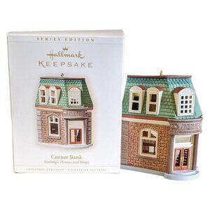 Hallmark Keepsake Christmas 2006 Corner Bank Ornament